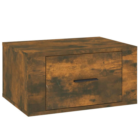 vidaXL Wall-mounted Bedside Cabinets 2 pcs Smoked Oak 50x36x25 cm