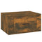 vidaXL Wall-mounted Bedside Cabinets 2 pcs Smoked Oak 50x36x25 cm