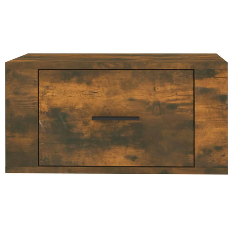 vidaXL Wall-mounted Bedside Cabinets 2 pcs Smoked Oak 50x36x25 cm