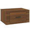 vidaXL Wall-mounted Bedside Cabinets 2 pcs Brown Oak 50x36x25 cm