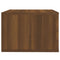 vidaXL Wall-mounted Bedside Cabinets 2 pcs Brown Oak 50x36x25 cm