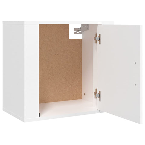 vidaXL Wall-mounted Bedside Cabinets 2 pcs White 50x30x47 cm