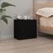 vidaXL Wall-mounted Bedside Cabinets 2 pcs Black 50x30x47 cm