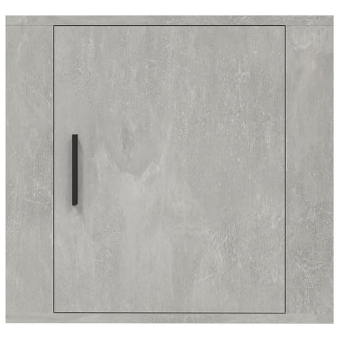 vidaXL Wall-mounted Bedside Cabinet Concrete Grey 50x30x47 cm