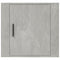 vidaXL Wall-mounted Bedside Cabinet Concrete Grey 50x30x47 cm