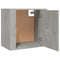 vidaXL Wall-mounted Bedside Cabinet Concrete Grey 50x30x47 cm