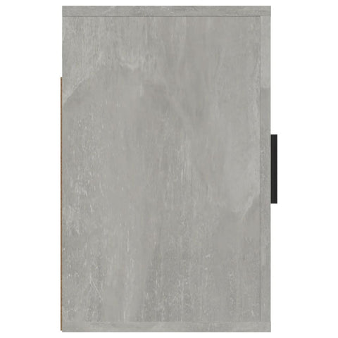 vidaXL Wall-mounted Bedside Cabinet Concrete Grey 50x30x47 cm