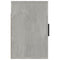 vidaXL Wall-mounted Bedside Cabinet Concrete Grey 50x30x47 cm