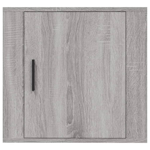 vidaXL Wall-mounted Bedside Cabinet Grey Sonoma 50x30x47 cm
