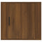 vidaXL Wall-mounted Bedside Cabinet Brown Oak 50x30x47 cm