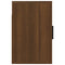 vidaXL Wall-mounted Bedside Cabinet Brown Oak 50x30x47 cm