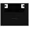 vidaXL Wall-mounted Bedside Cabinets 2 pcs Black 50x36x40 cm