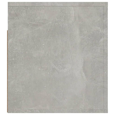 vidaXL Wall-mounted Bedside Cabinet Concrete Grey 50x36x40 cm