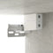 vidaXL Wall-mounted Bedside Cabinet Concrete Grey 50x36x40 cm