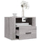 vidaXL Wall-mounted Bedside Cabinets 2 pcs Grey Sonoma 50x36x40 cm