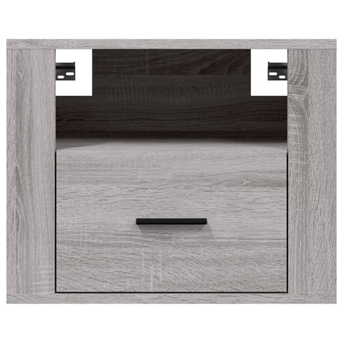 vidaXL Wall-mounted Bedside Cabinets 2 pcs Grey Sonoma 50x36x40 cm