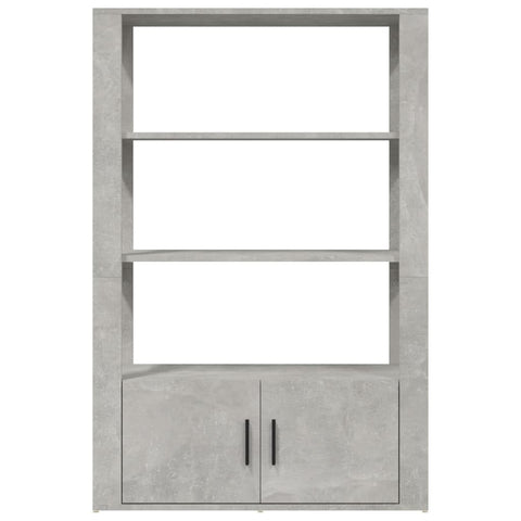 vidaXL Sideboard Concrete Grey 80x30x119.5 cm Engineered Wood