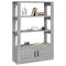 vidaXL Sideboard Grey Sonoma 80x30x119.5 cm Engineered Wood