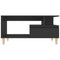 vidaXL Coffee Table Black 90x49x45 cm Engineered Wood