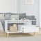 vidaXL Coffee Table High Gloss White 90x49x45 cm Engineered Wood