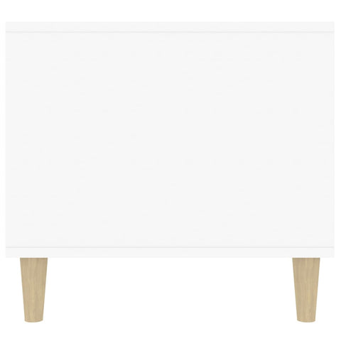 vidaXL Coffee Table High Gloss White 90x49x45 cm Engineered Wood