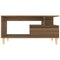 vidaXL Coffee Table Brown Oak 90x49x45 cm Engineered Wood