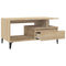vidaXL Coffee Table Sonoma Oak 90x49x45 cm Engineered Wood
