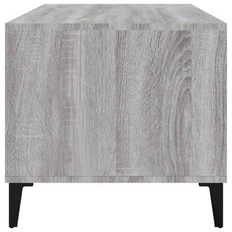 vidaXL Coffee Table Grey Sonoma 90x49x45 cm Engineered Wood