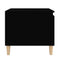 vidaXL Coffee Table Black 100x50x45 cm Engineered Wood