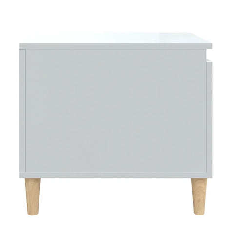 vidaXL Coffee Table High Gloss White 100x50x45 cm Engineered Wood