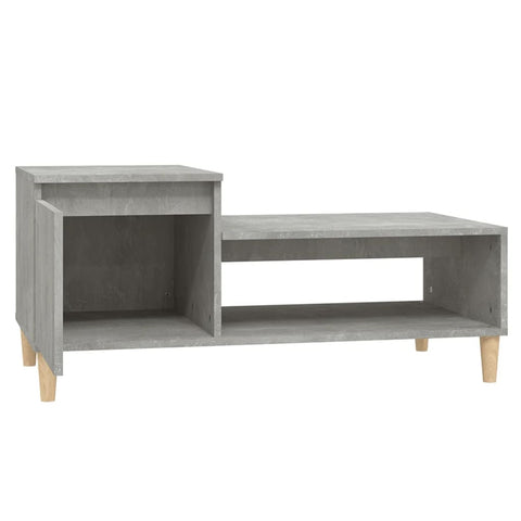 vidaXL Coffee Table Concrete Grey 100x50x45 cm Engineered Wood