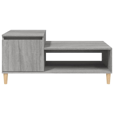 vidaXL Coffee Table Grey Sonoma 100x50x45 cm Engineered Wood