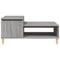 vidaXL Coffee Table Grey Sonoma 100x50x45 cm Engineered Wood