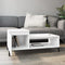 vidaXL Coffee Table White 100x50x45 cm Engineered Wood