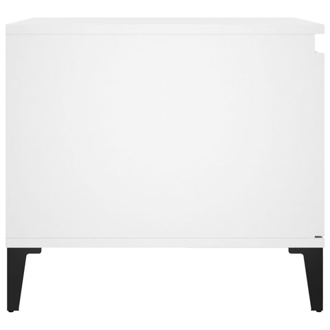 vidaXL Coffee Table White 100x50x45 cm Engineered Wood
