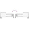 vidaXL Coffee Table White 100x50x45 cm Engineered Wood