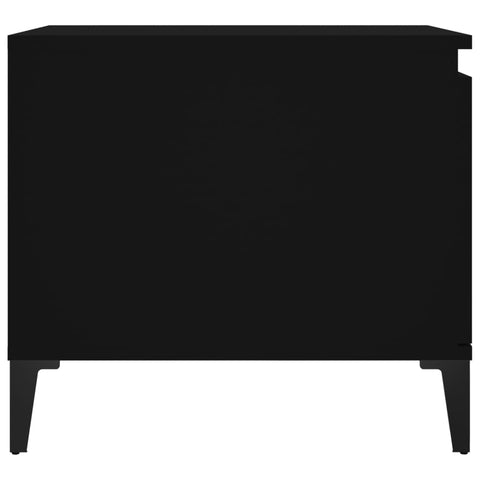 vidaXL Coffee Table Black 100x50x45 cm Engineered Wood