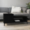 vidaXL Coffee Table Black 100x50x45 cm Engineered Wood