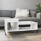 vidaXL Coffee Table High Gloss White 100x50x45 cm Engineered Wood