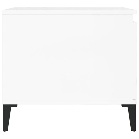 vidaXL Coffee Table High Gloss White 100x50x45 cm Engineered Wood