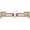 vidaXL Coffee Table Sonoma Oak 100x50x45 cm Engineered Wood