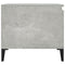 vidaXL Coffee Table Concrete Grey 100x50x45 cm Engineered Wood