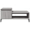 vidaXL Coffee Table Grey Sonoma 100x50x45 cm Engineered Wood