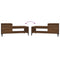 vidaXL Coffee Table Brown Oak 100x50x45 cm Engineered Wood