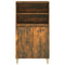 vidaXL Highboard Smoked Oak 60x36x110 cm Engineered Wood