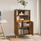 vidaXL Highboard Smoked Oak 60x36x110 cm Engineered Wood