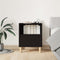 vidaXL Bedside Cabinets 2 pcs Black 40x35x50 cm
