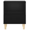 vidaXL Bedside Cabinets 2 pcs Black 40x35x50 cm