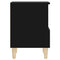 vidaXL Bedside Cabinets 2 pcs Black 40x35x50 cm