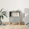vidaXL Bedside Cabinets 2 pcs Concrete Grey 40x35x50 cm